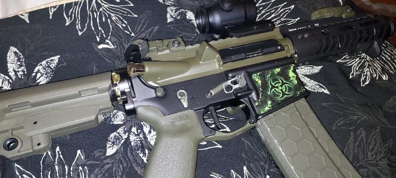 Strike Industries Ultra Light Pivot Takedown Pins - OD Green - Customer Photo From Eugene Anderson