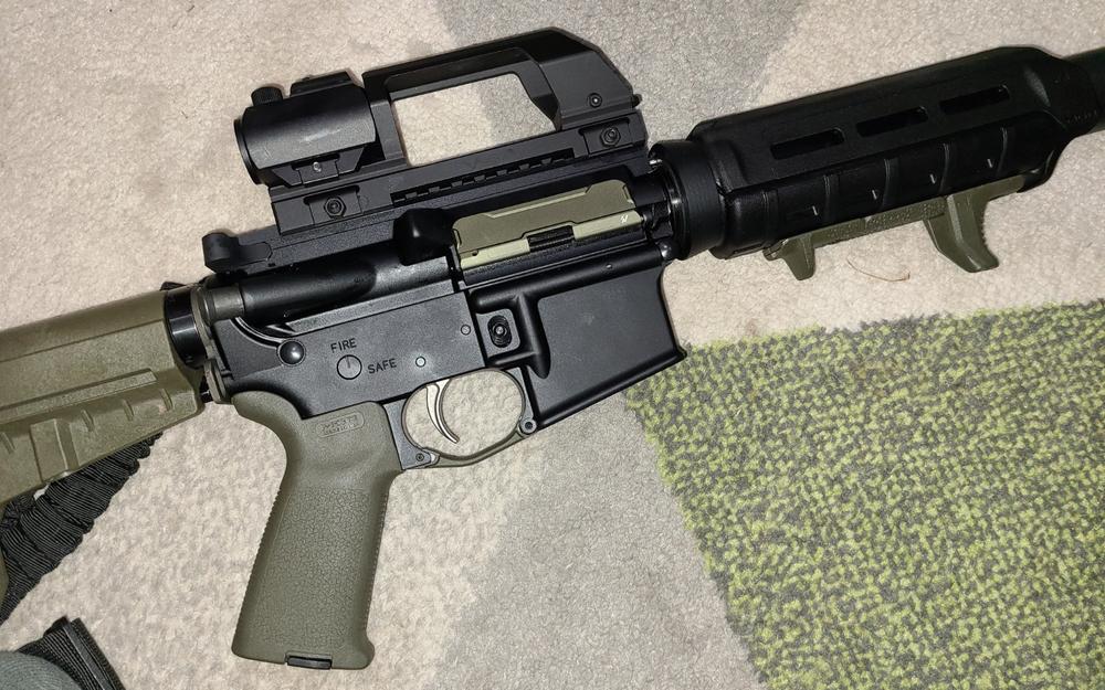 Strike Industries AR Billet Ultimate Dust Cover - OD Green - Customer Photo From Matthew Stockberger