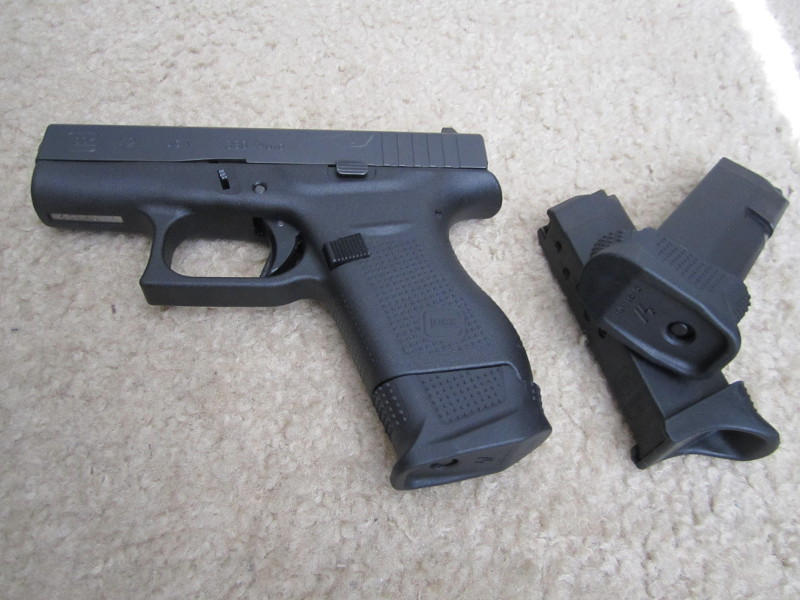 Strike Industries Enhanced Magazine Plate for Glock G42 - Black - Customer Photo From Michael Hines