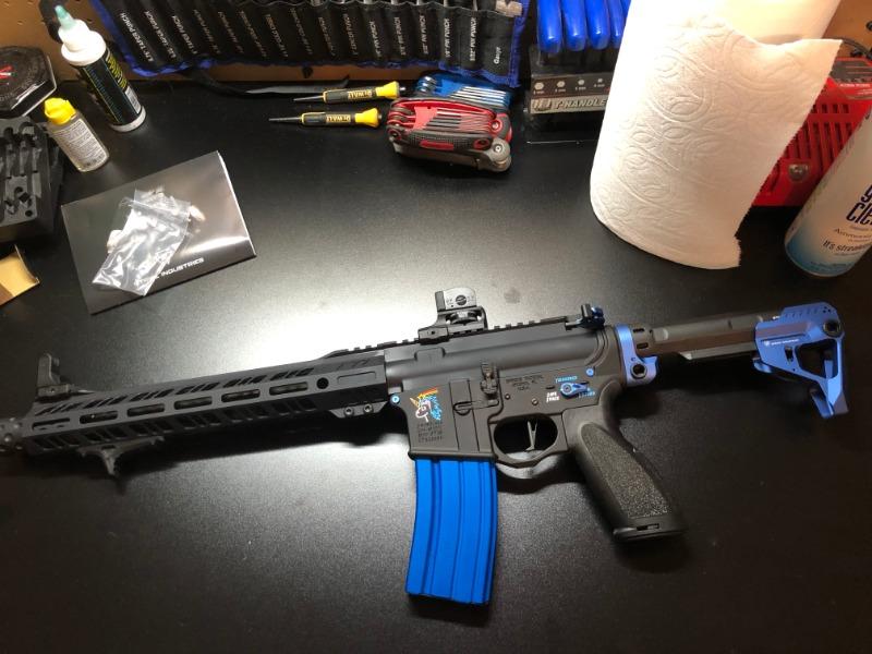 Strike Industries Extended Latch Charging Handle - Blue - Customer Photo From Kevin Tran