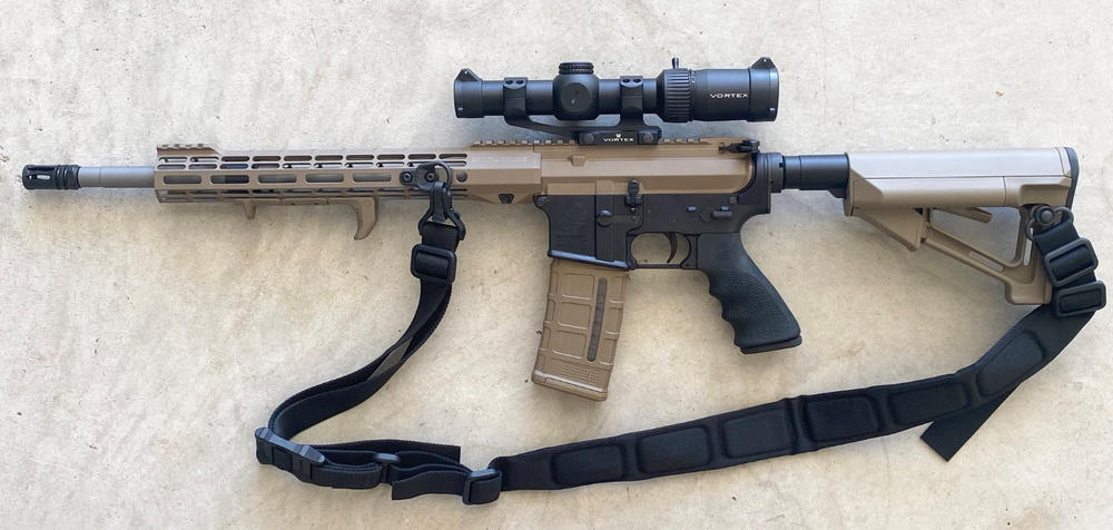 Strike Industries Extended Latch Charging Handle - FDE - Customer Photo From Barry Caver