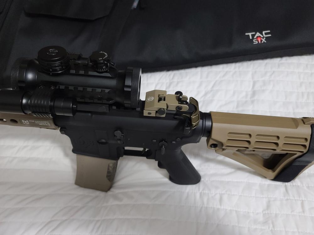 Strike Industries Extended Latch Charging Handle - FDE - Customer Photo From Edwin Acevedo