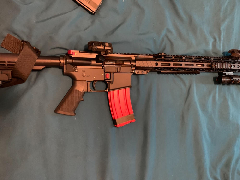 Strike Industries Extended Latch Charging Handle - Red - Customer Photo From Nicolas Pelfrey