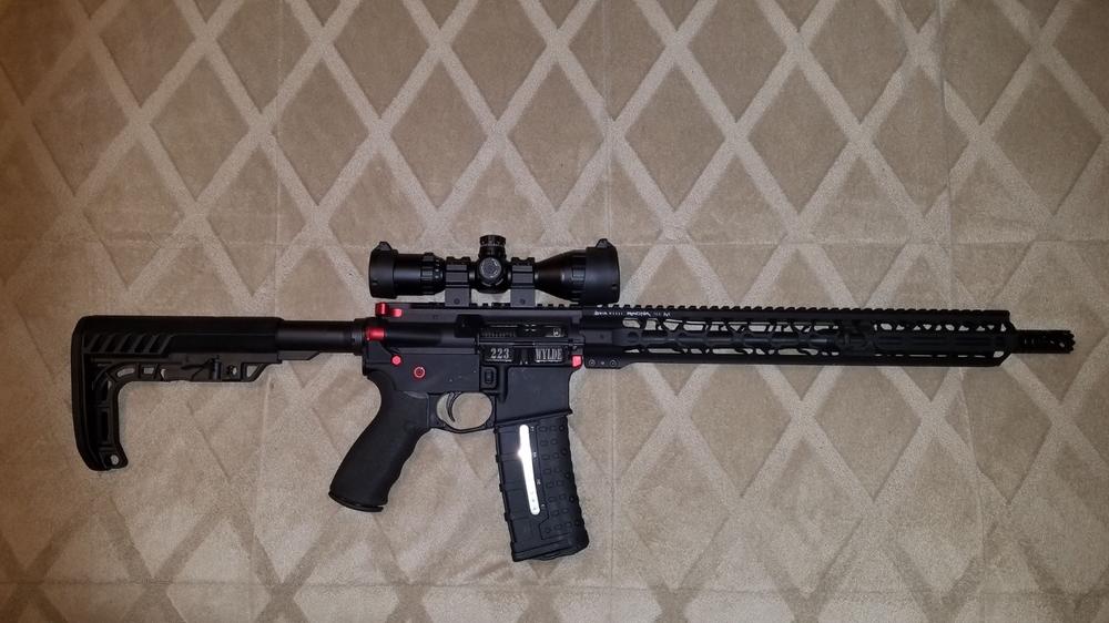 Strike Industries Extended Latch Charging Handle - Red - Customer Photo From Travis Pitari