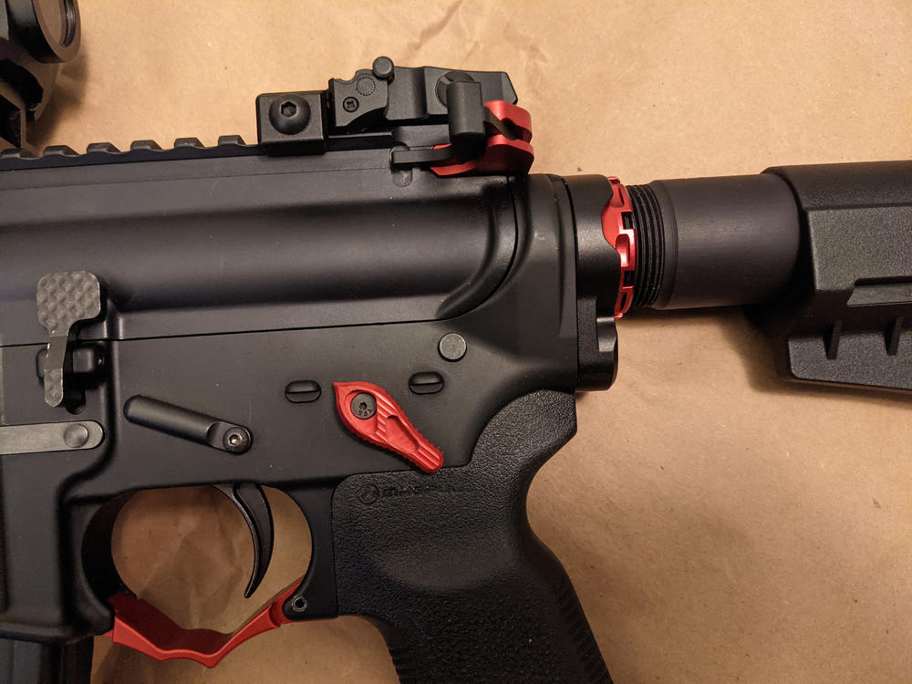 Strike Industries Extended Latch Charging Handle - Red - Customer Photo From Rik White