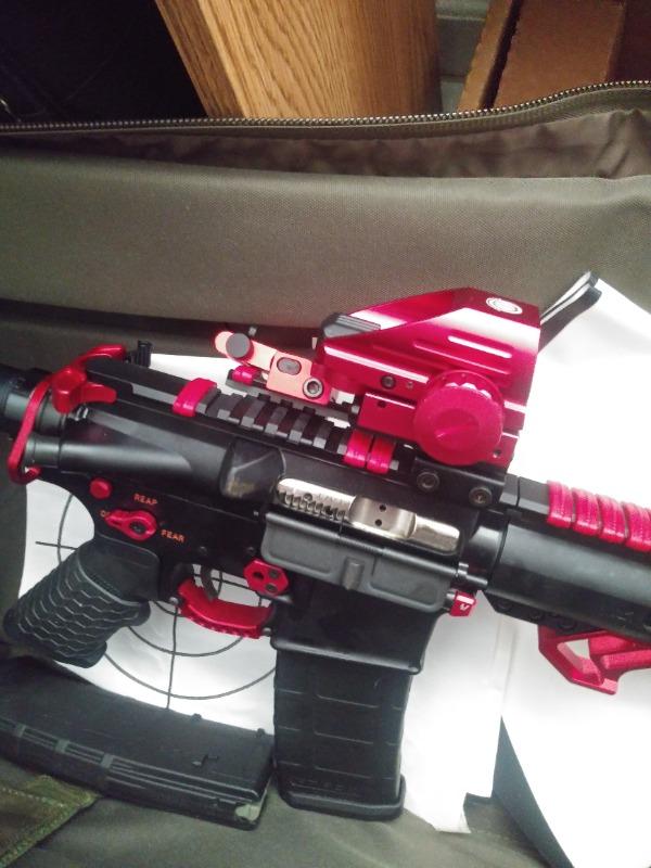 Strike Industries Extended Latch Charging Handle - Red - Customer Photo From Rodney BECKER