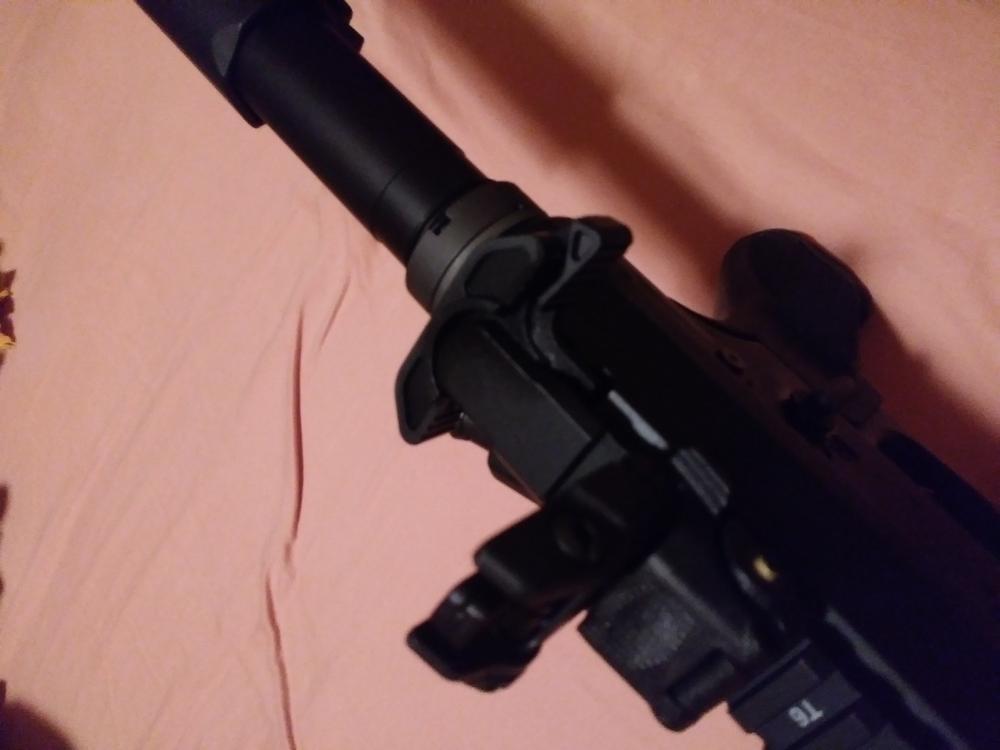 Strike Industries Extended Latch Charging Handle for AR-10 / .308 - Black - Customer Photo From Timothy D.