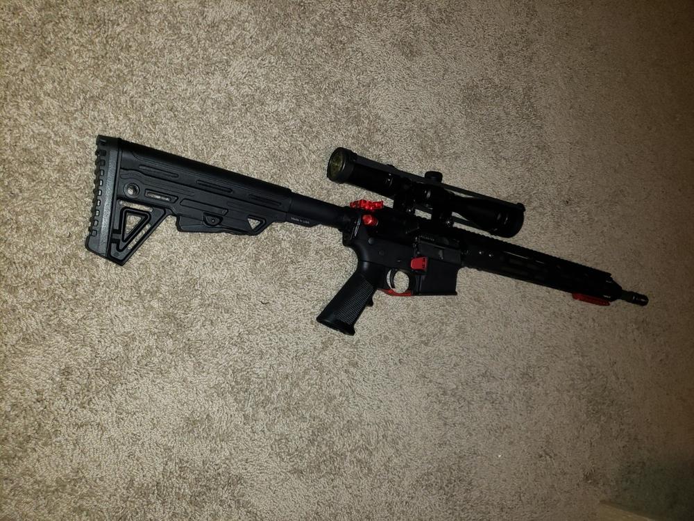 Strike Industries Forward Assist Kit - (Black, Blue, FDE, Red, Grey) - Red - Customer Photo From Randall Bowie