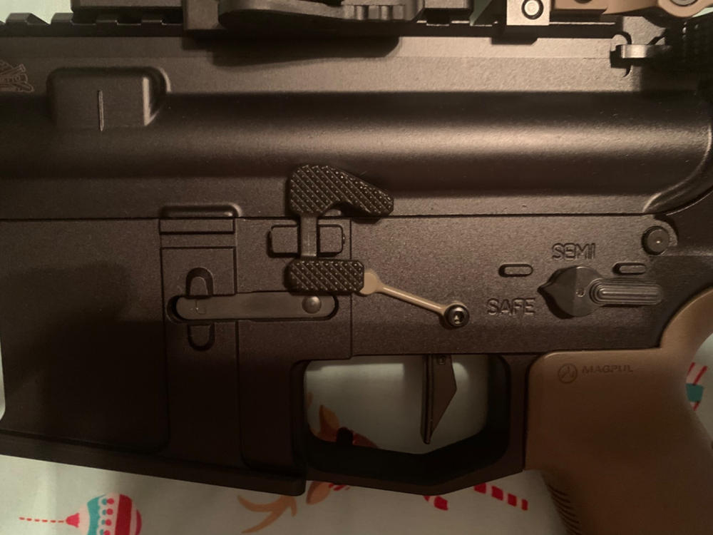 Geissele Ultra Duty Lower Parts Kit - Black - Customer Photo From Kerry Birney jr