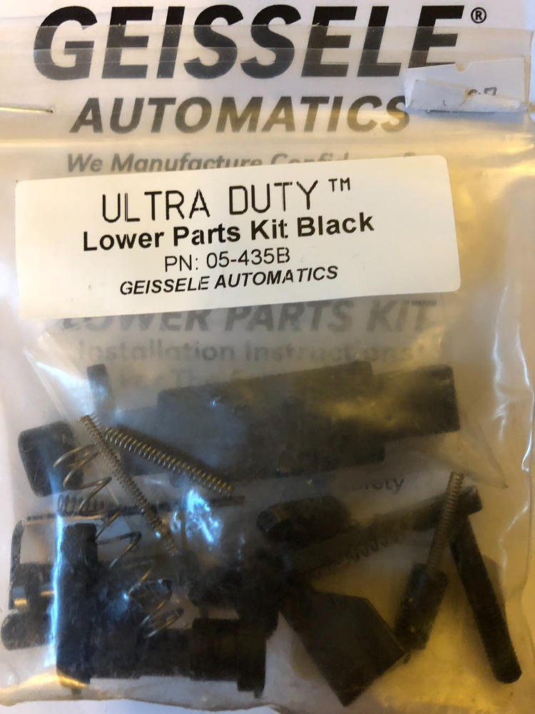 Geissele Ultra Duty Lower Parts Kit - Black - Customer Photo From Justin Townsend