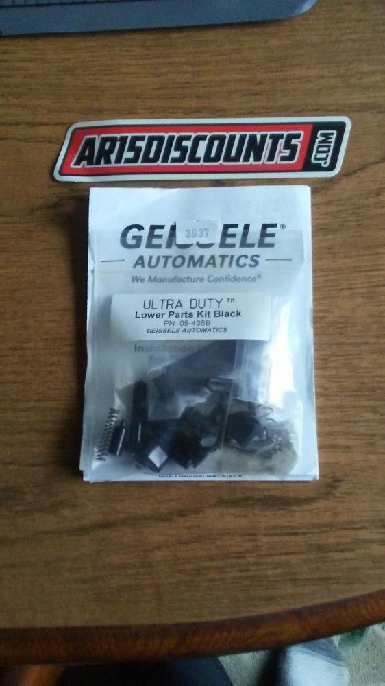 Geissele Ultra Duty Lower Parts Kit - Black - Customer Photo From richard roehm