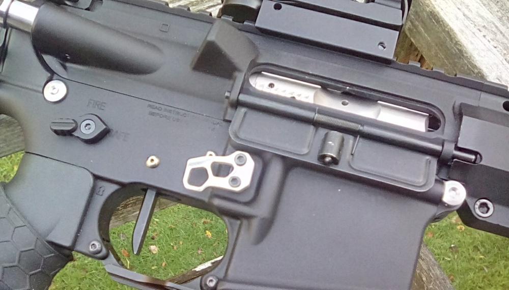 Strike Industries AR Hex Forward Assist - Chrome - Customer Photo From Eric Wikstrom