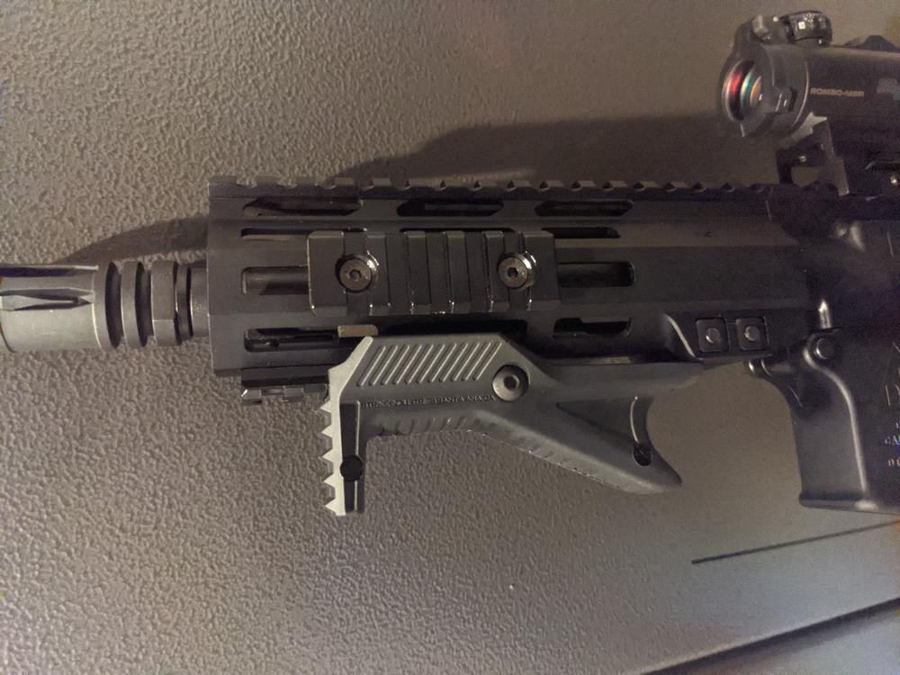 Strike Industries Cobra Tactical Fore Grip - Black - Customer Photo From Cory Martin