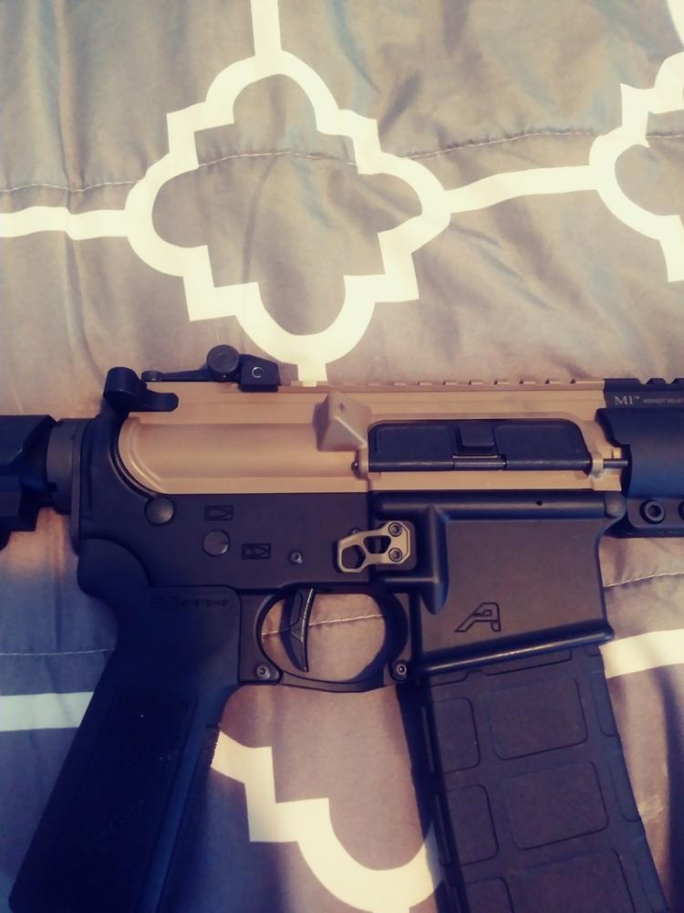 Strike Industries ISO-Tab for Phantom Latchless Charging Handles (Red, Blue, FDE or Black) - Black - Customer Photo From Michael Benson