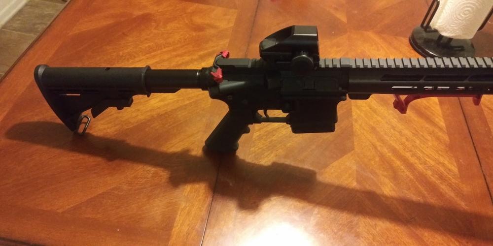 Strike Industries ISO-Tab for Phantom Latchless Charging Handles (Red, Blue, FDE or Black) - Red - Customer Photo From Christopher McMullen