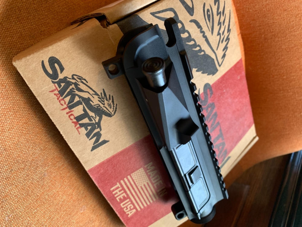 San Tan Tactical Pillar Billet Upper Receiver - Customer Photo From Melissa Lafferty