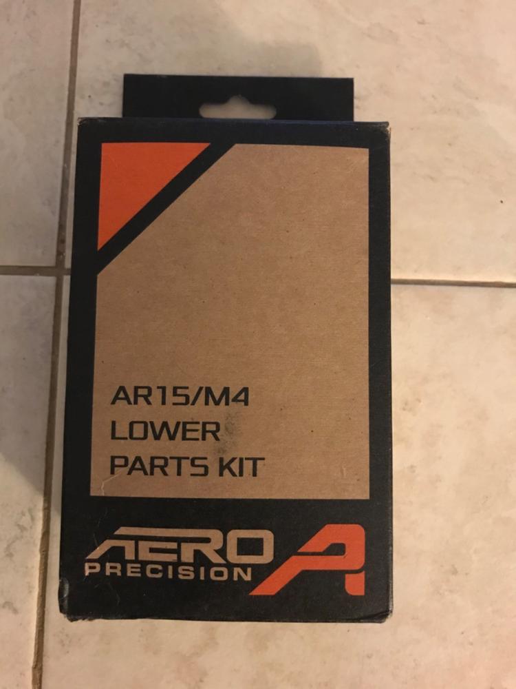 Aero Precision AR-15 Mil-Spec Lower Parts Kit - Customer Photo From Erich Witter