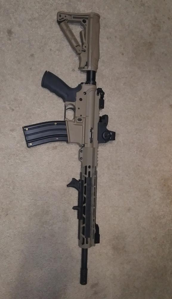 Aero Precision AR-15 Stripped Lower Receiver Gen 2 - FDE Cerakote (BLEM) - Customer Photo From Joe Mundier