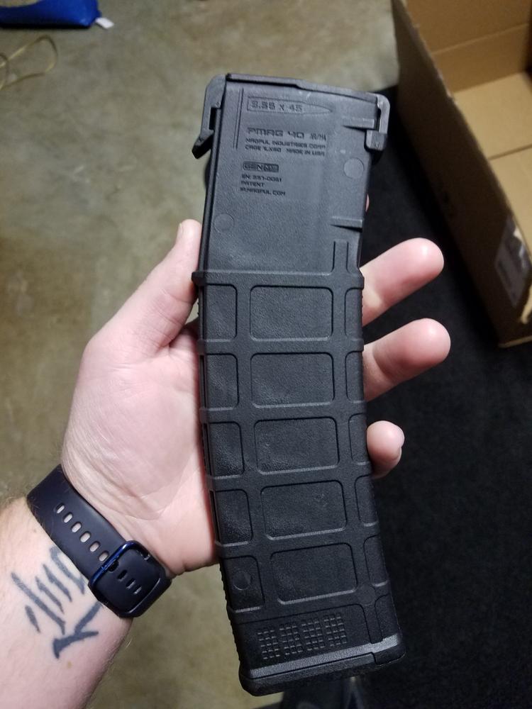 Magpul PMAG M3 5.56 40RD - Black - Customer Photo From Nate Stark