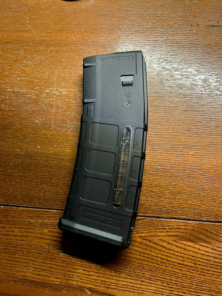 Magpul PMAG MOE 5.56 Window 30RD - Black - Customer Photo From Matthew VanderMeer