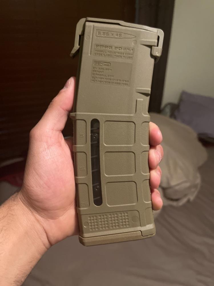 Magpul PMAG M3 5.56 Window 30RD - Coyote Tan - Customer Photo From Ruben Valdez