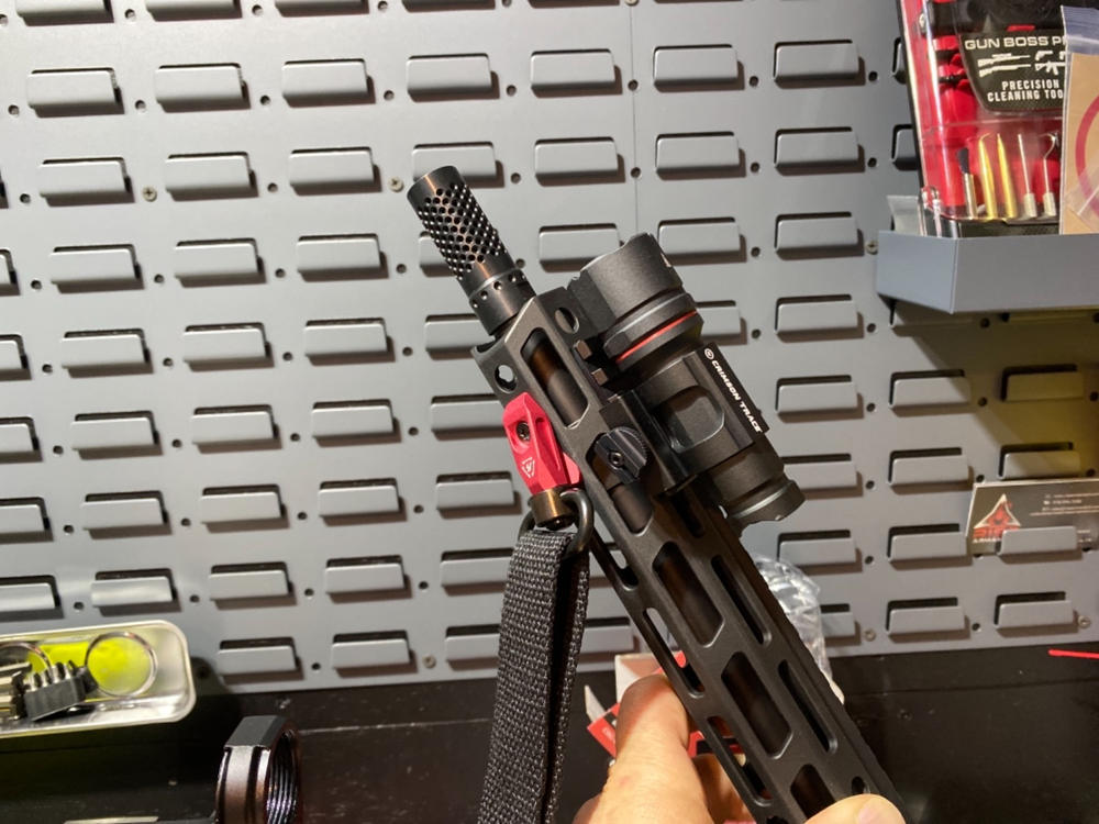 Strike Industries LINK Angled QD Mount - Red - Customer Photo From Joshua Bloomquist