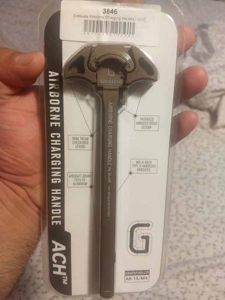 Geissele Airborne Charging Handle - DDC - Customer Photo From Alexis Rivera