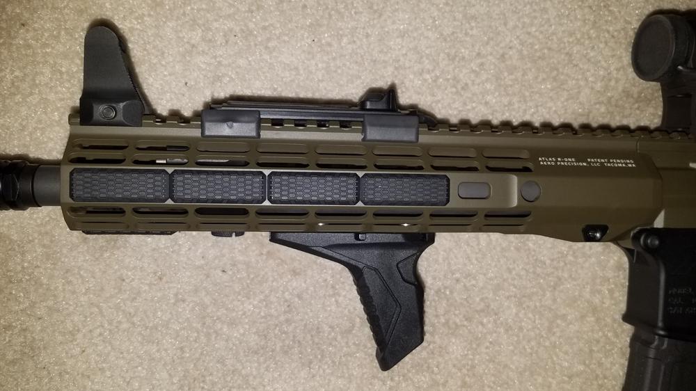 Strike Industries M-LOK Rail Covers - V2 - (Black, FDE) - Black - Customer Photo From CURT POORMON