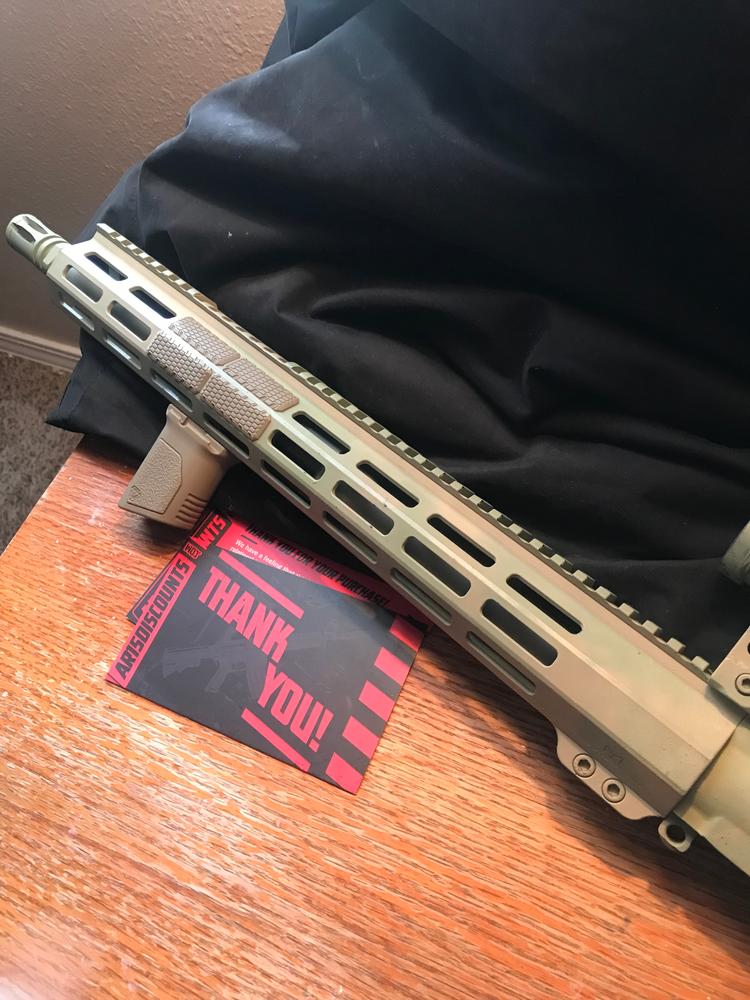 Strike Industries M-LOK Rail Covers - V2 - (Black, FDE) - Customer Photo From Joe 