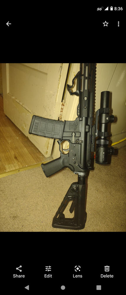 Strike Industries M4/AR-15 Fang Trigger Guard with Magwell Feature - Customer Photo From Matt P