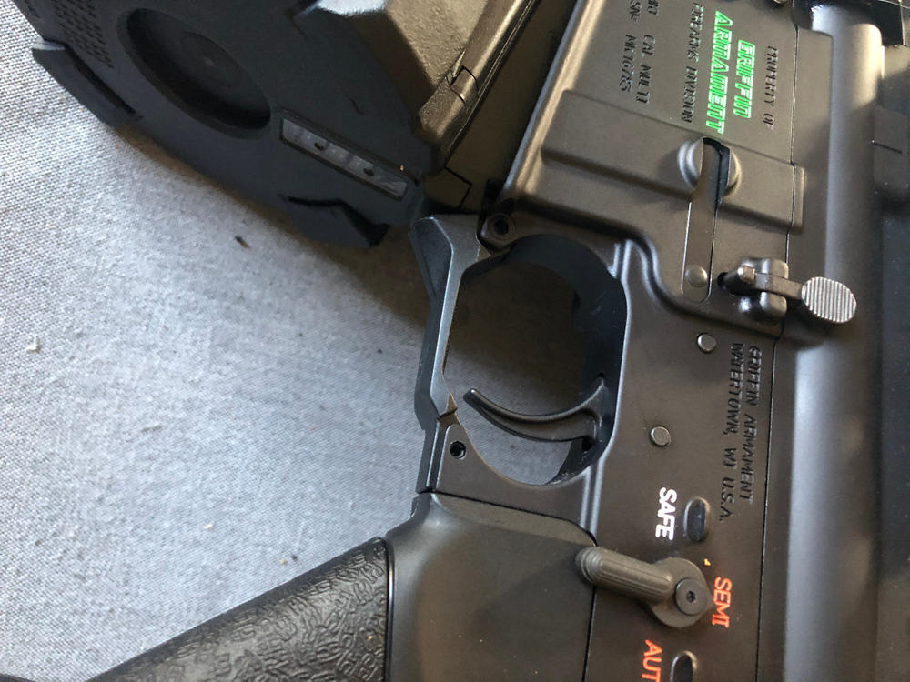 Strike Industries M4/AR-15 Fang Trigger Guard with Magwell Feature - Black - Customer Photo From ANTHONY MCCLANAGHAN