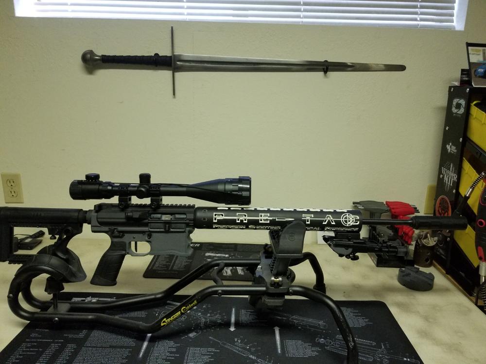 NBS Billet AR-10 / LR308 Extended Latch Charging Handle - Customer Photo From Arthur Deavult