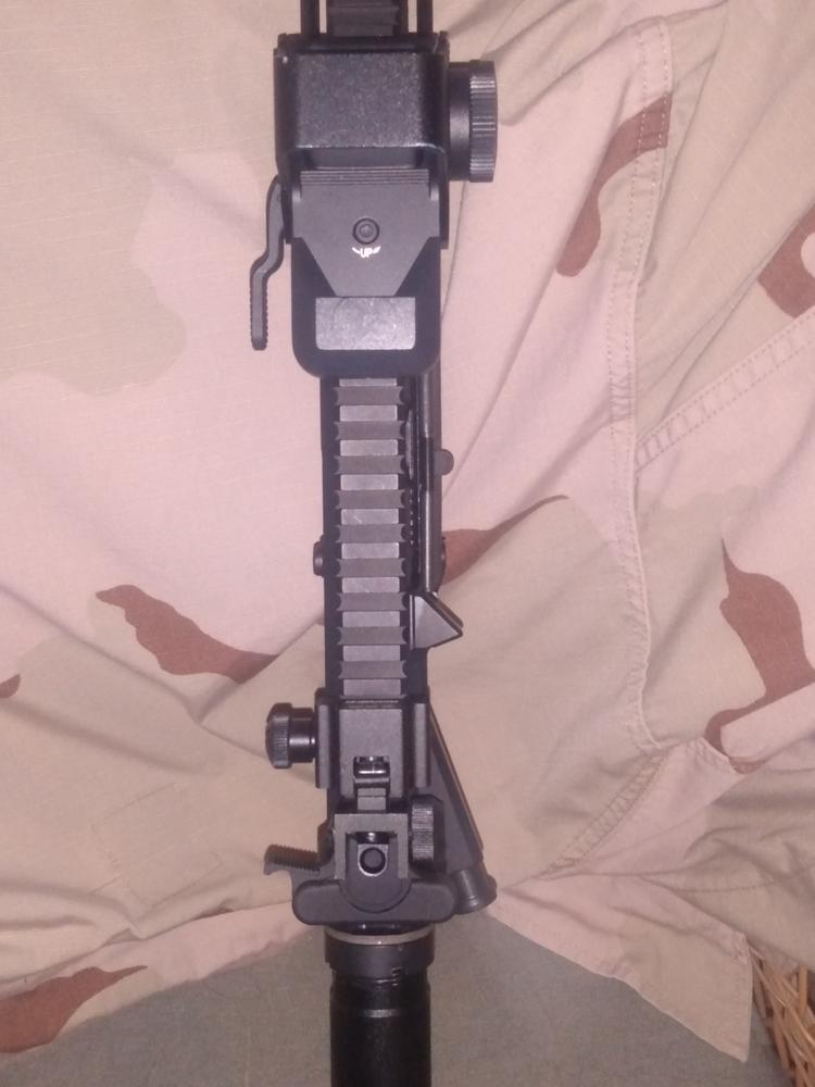 NBS Billet AR-15 Extended Latch Charging Handle - Customer Photo From matthew pasch