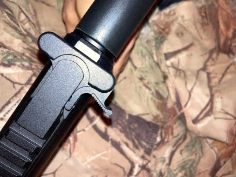 NBS Billet AR-15 Extended Latch Charging Handle - Customer Photo From Jacob Hedrick