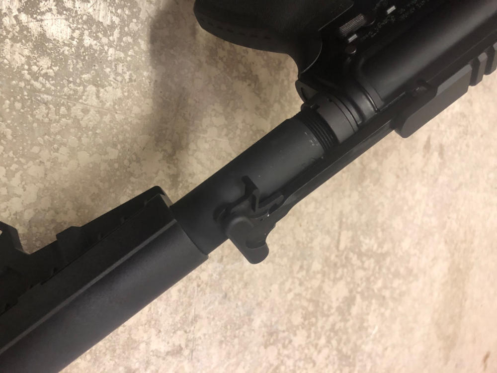 NBS Billet AR-15 Extended Latch Charging Handle - Customer Photo From Ronald Deschinny