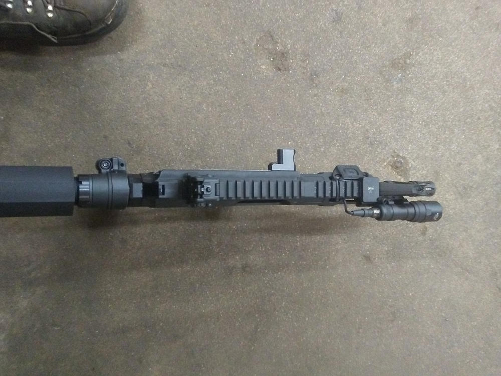 New Frontier Pistol Caliber Billet AR-9/45 Side Charging Upper with LRBHO - Customer Photo From Joseph Meoak