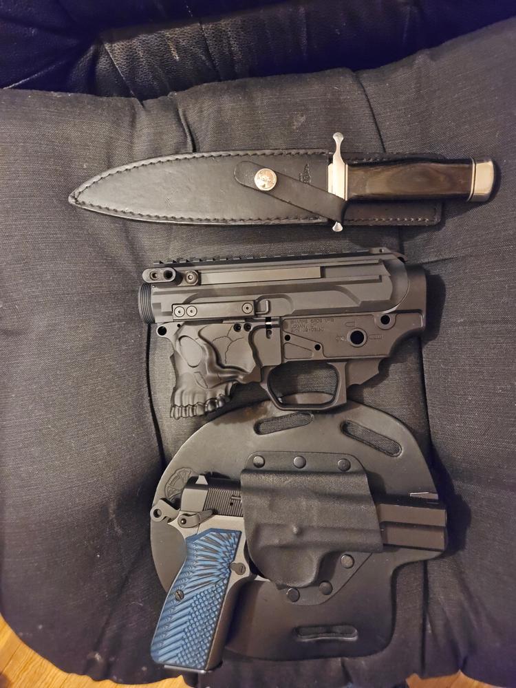 New Frontier Pistol Caliber Billet AR-9/45 Side Charging Upper with LRBHO - Customer Photo From Aaron T Terrell