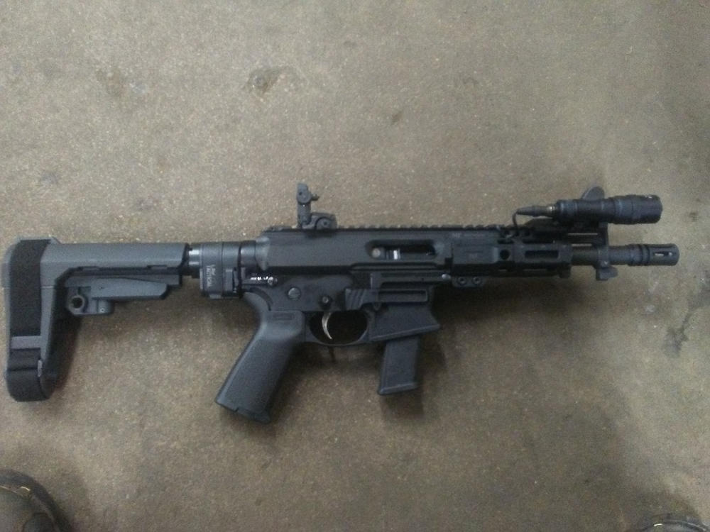 New Frontier Pistol Caliber Billet AR-9/45 Side Charging Upper with LRBHO - Customer Photo From Joseph Meoak