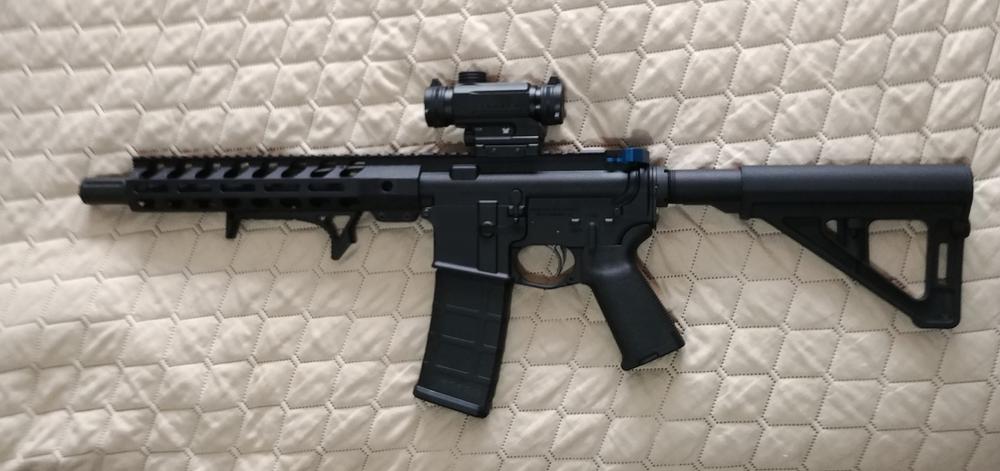 Strike Industries SI Link KeyMod / M-LOK Foregrip - (Black, Blue, FDE, Red) - Customer Photo From Clint