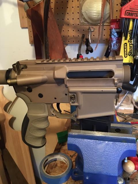 Aero Precision AR-15 Stripped Upper Receiver - FDE Cerakote - Customer Photo From Todd Glover