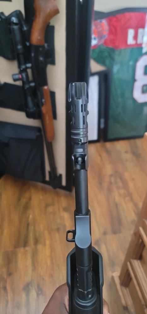 VG6 Precision Epsilon AK Muzzle Brake 7.62x39mm M14x1.0 LH - Customer Photo From Roderick Robinson