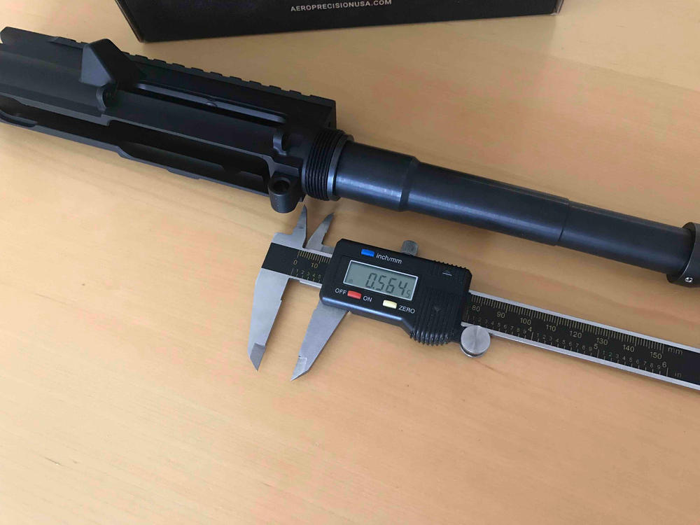 Aero Precision AR-15 Stripped Upper Receiver, No Forward Assist - Anodized Black - Customer Photo From Vincent Lee