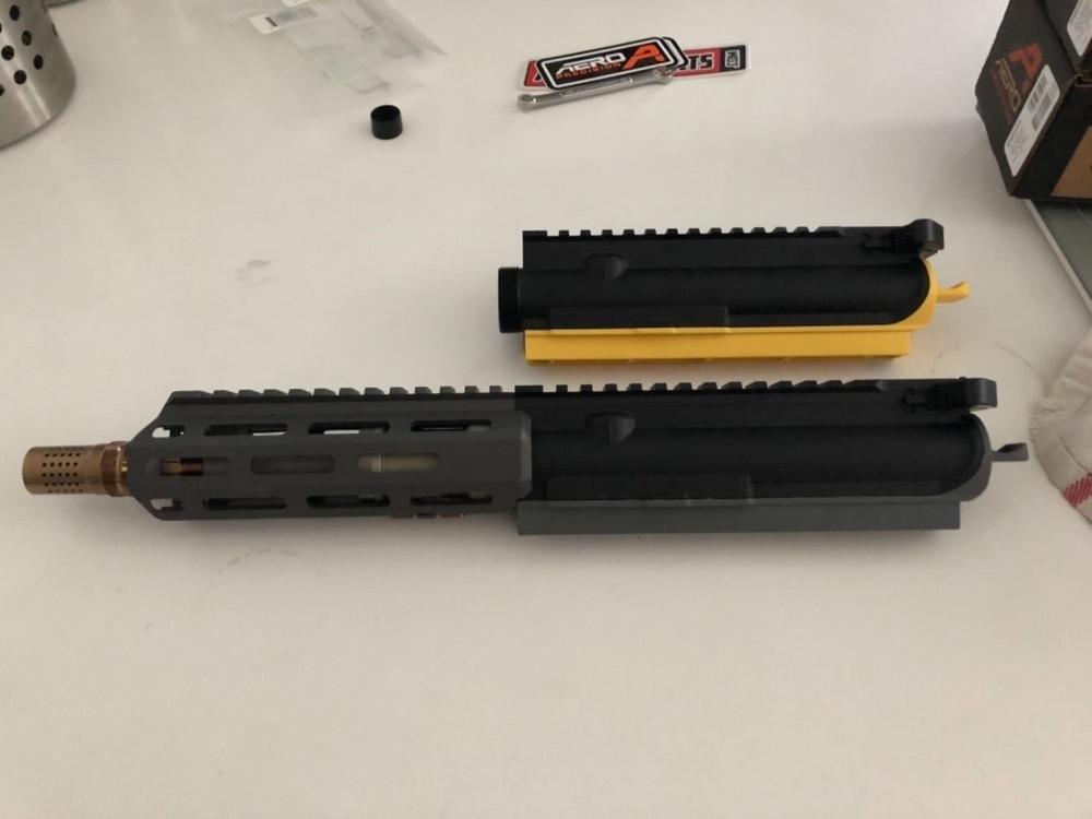 Aero Precision AR-15 Stripped Upper Receiver, No Forward Assist - Anodized Black - Customer Photo From Adam Gierke