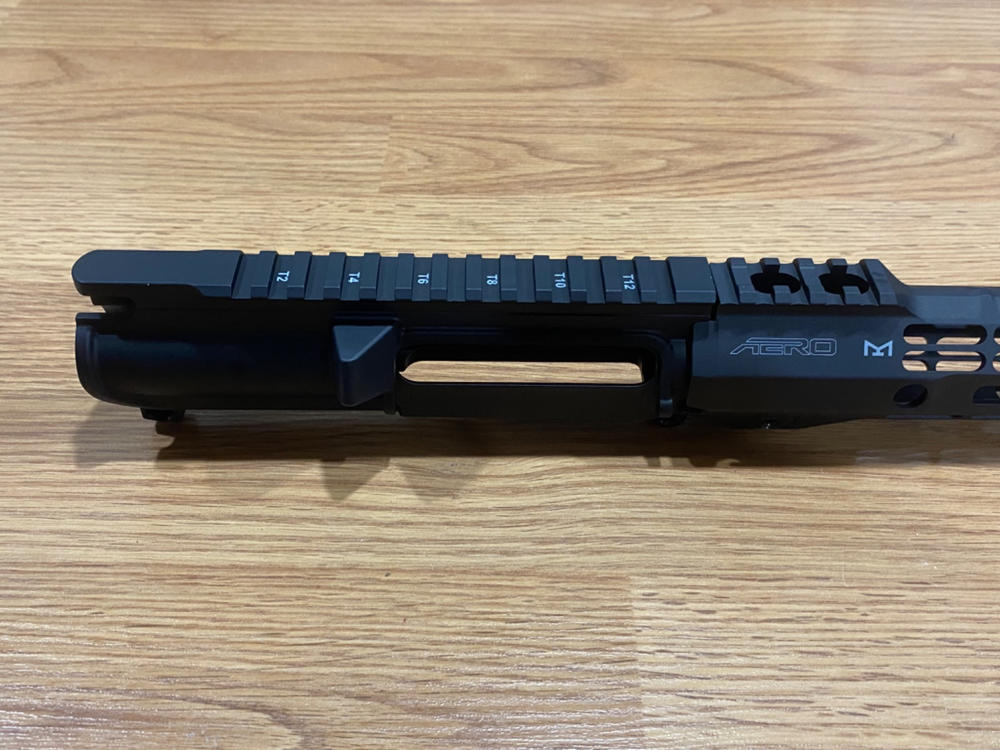 Aero Precision AR-15 Stripped Upper Receiver, No Forward Assist - Anodized Black - Customer Photo From Phil Brost