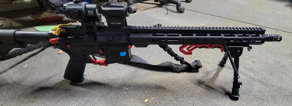 NBS 16" 5.56 Gov / SOCOM Midlength M-LOK Upper Assembly - Customer Photo From jon