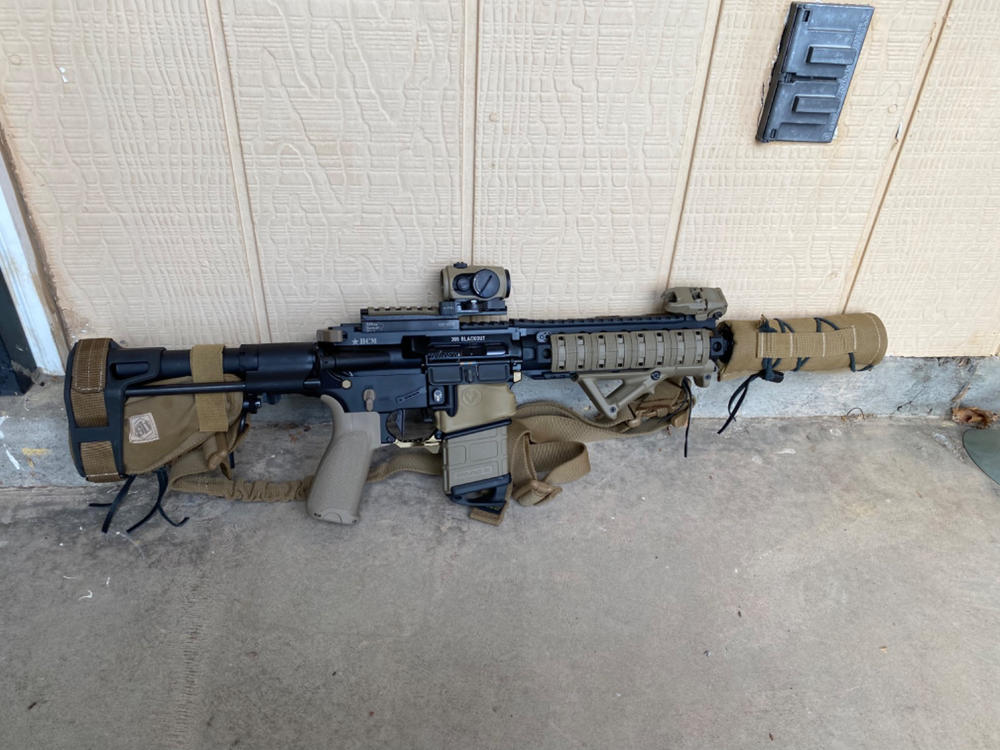 Strike Industries Ultra Light Pivot / Takedown Pins - FDE - Customer Photo From Mike Smith