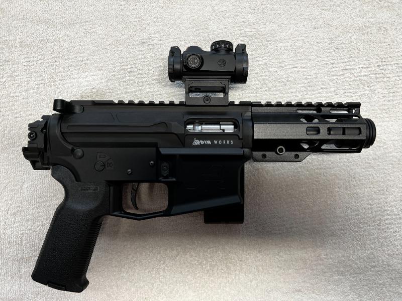 Presma 4.2" AR-15 Pistol M-LOK Handguard - Black - Customer Photo From Stephen Durham