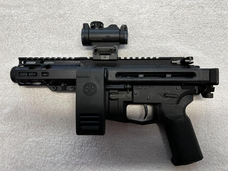 Presma 4.2" AR-15 Pistol M-LOK Handguard - Black - Customer Photo From Stephen Durham