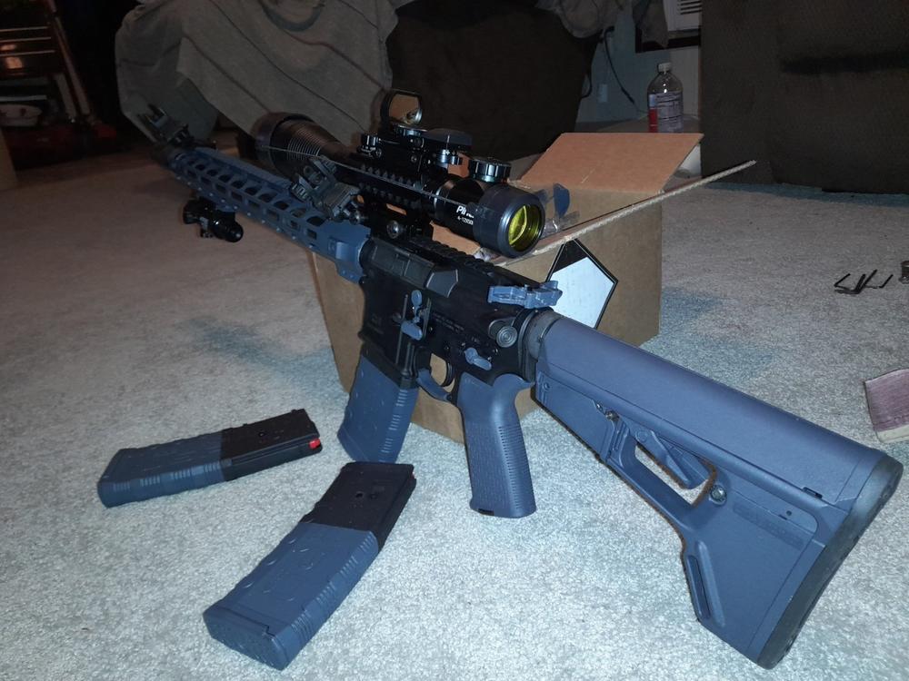 Presma 45 Degree Offset Picatinny 4 Slot Rail Mount - Customer Photo From Bryan Mauldin