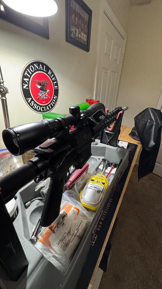 Presma 45 Degree Offset Picatinny 4 Slot Rail Mount - Customer Photo From James Godsey